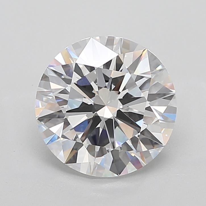 Amira Gold 5.03 ct. Lab Grown Round cut Diamond