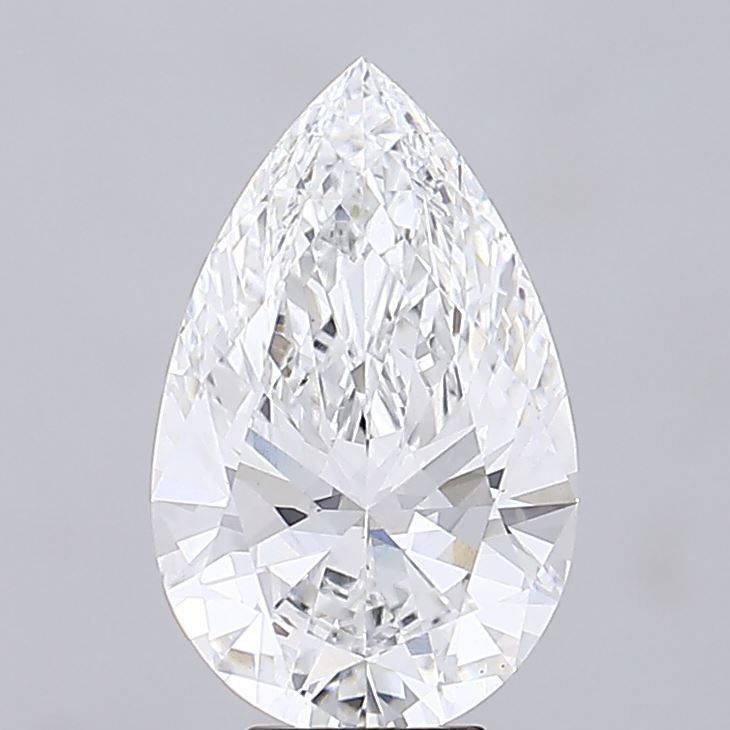 Amira Gold 6.06 ct. Lab Grown Pear shaped Diamond
