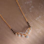 Amira Gold Blossom Beauty 18 Kt Gold and Diamond Mangalsutra