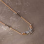 Amira Gold Flight of Elegance 18 Kt Gold and Diamond Mangalsutra