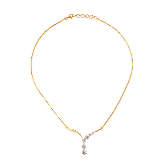 Amira Gold Tanishq Gold Necklace
