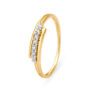 Amira Gold Ethereal 18 Karat Yellow Gold And Diamond Finger Ring