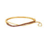 Amira Gold Chic Ruby Bangle