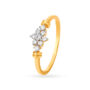 Amira Gold Scintillating 18 Karat Gold And Diamond Ring