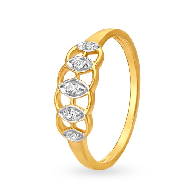 Amira Gold Finger Ring
