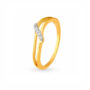 Amira Gold Stylish Diamond Finger Ring