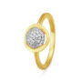 Amira Gold Spangled 18 Karat Yellow Gold And Diamond Cluster Ring