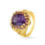 Amira Gold Vibrant 18 Karat Yellow Gold And Multi Stone Finger Ring