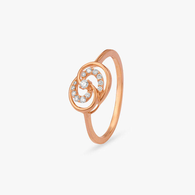 Amira Gold Interlinked Radiance Diamond Ring