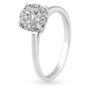 Amira Gold Royal 18 Karat White Gold And Diamond Finger Ring
