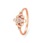 Amira Gold Floral Wonder Diamond Finger Ring