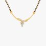 Amira Gold Modish Floral Mangalsutra