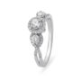 Amira Gold Royal White Gold and Diamond Ring