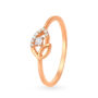 Amira Gold Whispering Leaf Diamond Ring