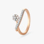 Amira Gold Glamorous Blooming Diamond Ring