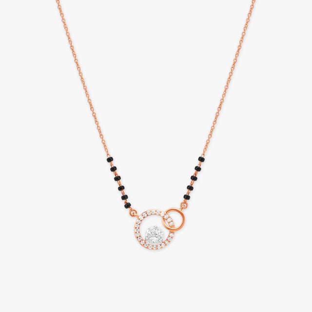 Amira Gold Interconnected Brilliance Diamond Mangalsutra
