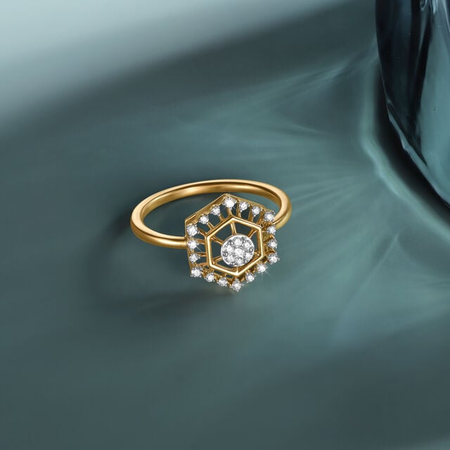 Amira Gold Bliss of Innocence Ring