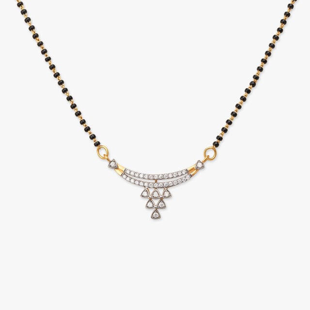 Amira Gold Everlasting Commitment Diamond Mangalsutra