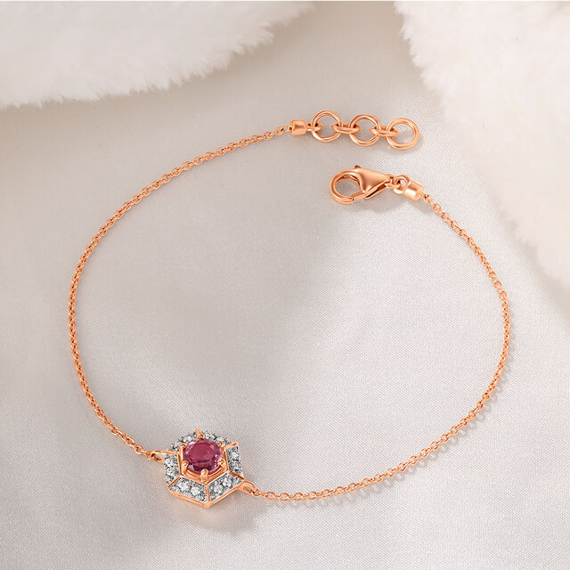 Amira Gold Life is Roses Diamond Bracelet