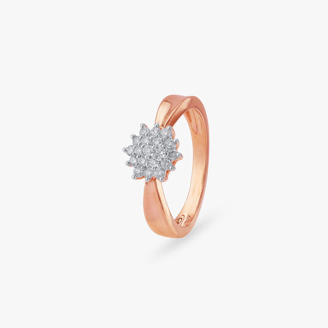 Amira Gold Starburst Shine Diamond Ring