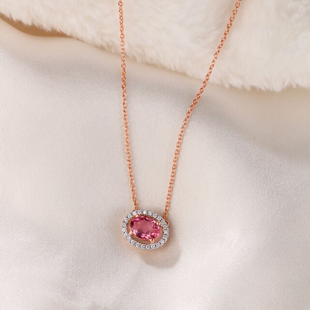 Amira Gold Blooming Romance Diamond Necklace