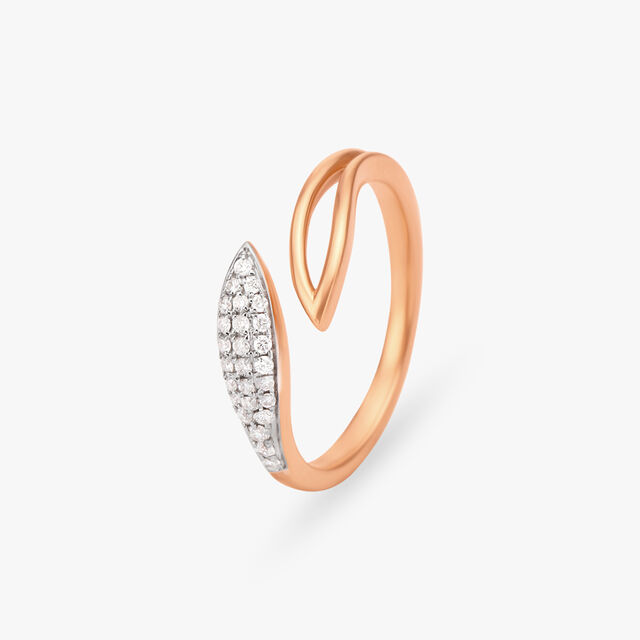 Amira Gold Dual-Tone Detached Ring