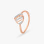 Amira Gold Stunning Droplet Diamond Finger Ring
