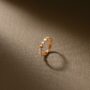 Amira Gold Bold Geometric Diamond Ring