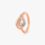 Amira Gold Soft Spiral Diamond Ring