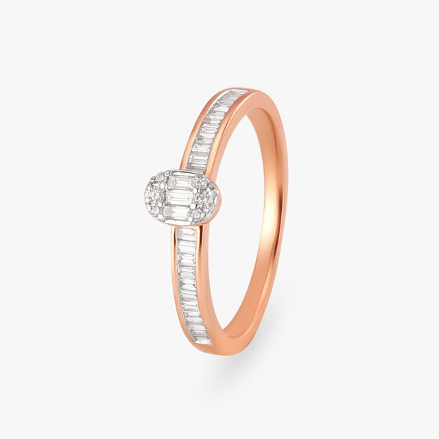 Amira Gold Aurora Diamond Finger Ring