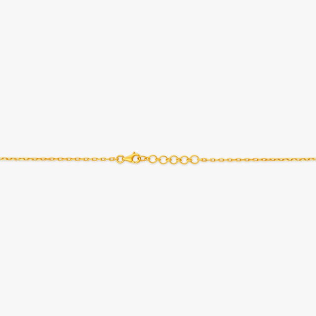 Amira Gold Blossoming Pearl Pendant with Chain - Image 2