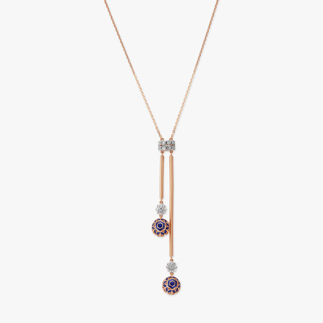 Amira Gold Asymmetric Glam Diamond Necklace