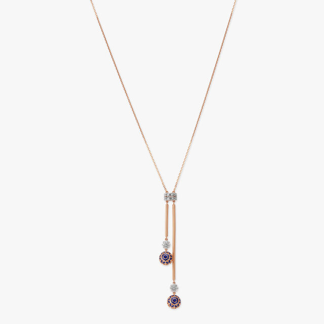 Amira Gold Asymmetric Glam Diamond Necklace