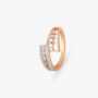 Amira Gold Radiant Lattice Diamond Finger Ring