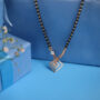 Amira Gold Modish Dainty Diamond Mangalsutra