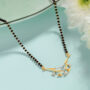 Amira Gold Elegant Geometric Diamond Mangalsutra
