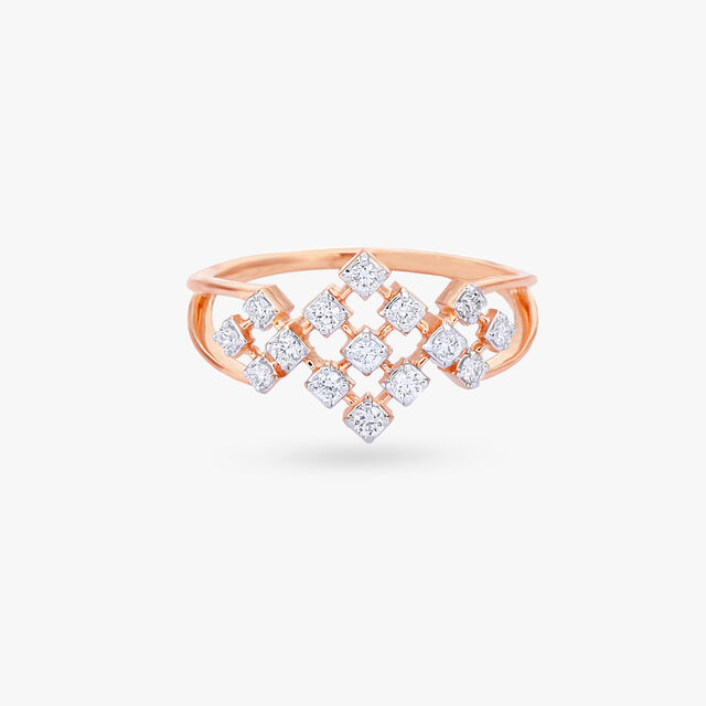 Amira Gold Exquisite Diamond Finger Ring