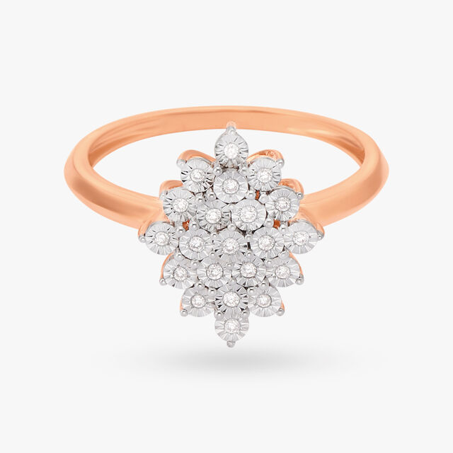 Amira Gold Enchanted Diamond Finger Ring