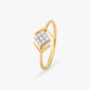 Amira Gold Geometric Splendour Diamond Finger Ring