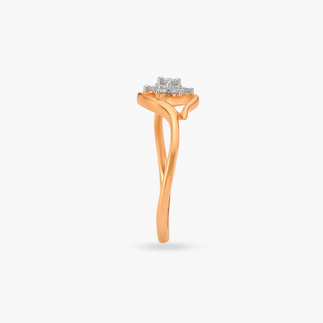 Amira Gold Alluring Classic Diamond Ring - Image 2