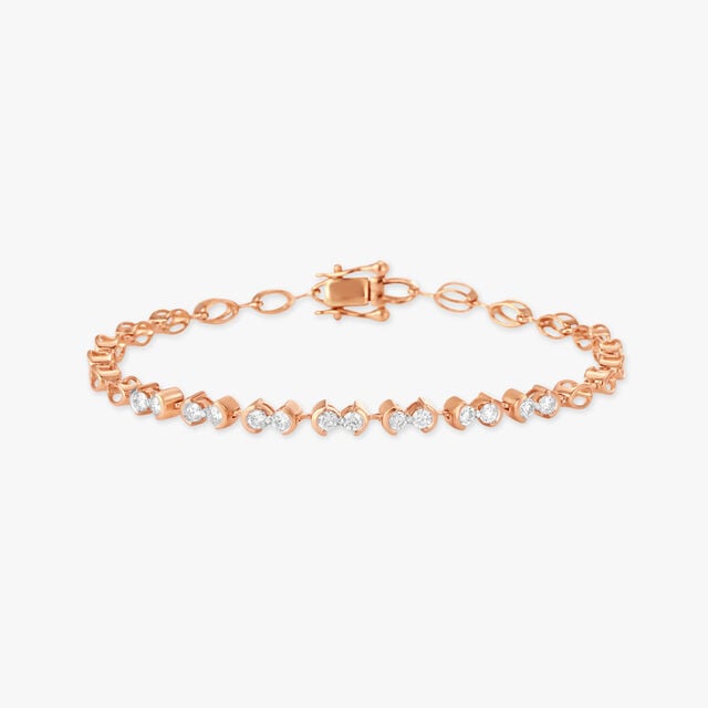 Amira Gold Easy Glamour Tennis Bracelet