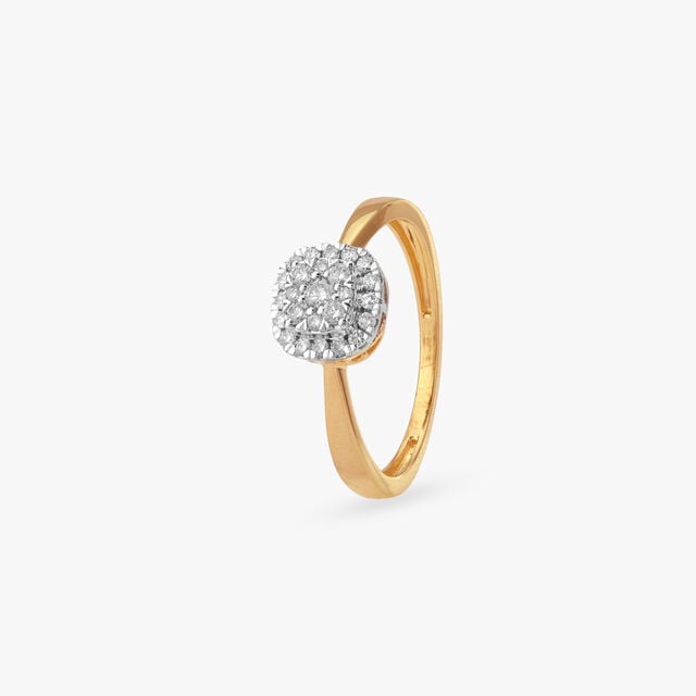 Amira Gold Crownlight Majesty Diamond Ring