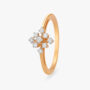 Amira Gold Elegant Shine Diamond Ring
