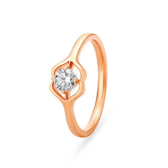 Amira Gold Ornate Cluster Diamond Ring