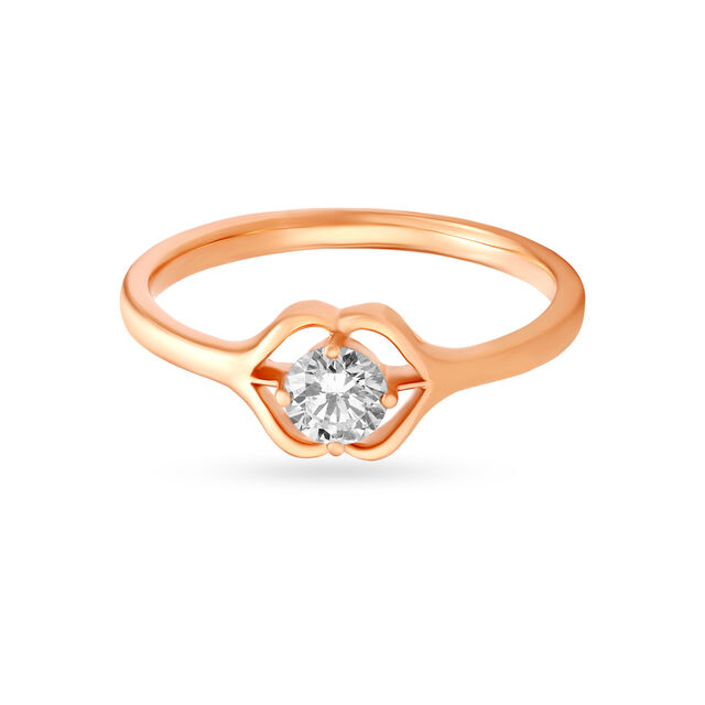 Amira Gold Ornate Cluster Diamond Ring