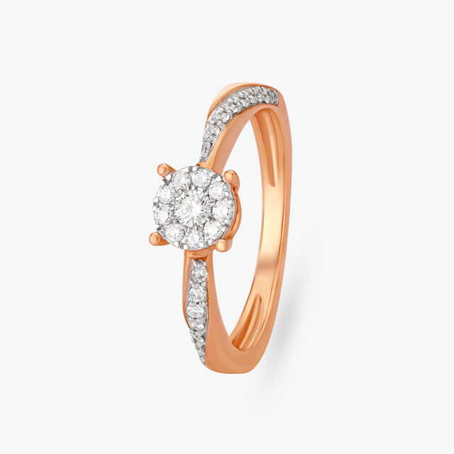 Amira Gold Pure Radiance Diamond Finger Ring
