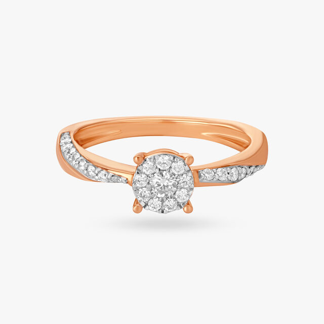 Amira Gold Pure Radiance Diamond Finger Ring