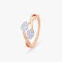 Amira Gold Stylish Diamond Finger Ring