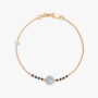 Amira Gold Striking Aquamarine and Diamond Bracelet