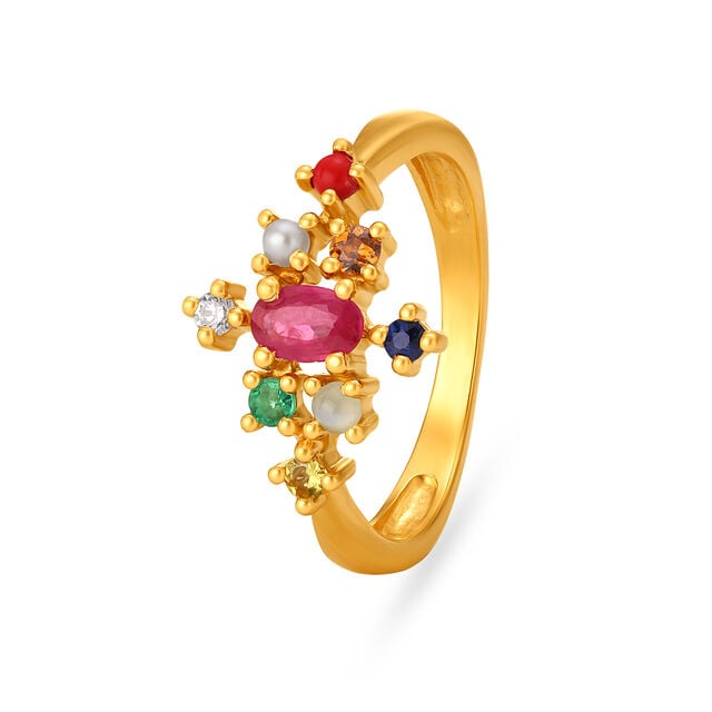 Amira Gold Pristine Navaratnam Finger Ring